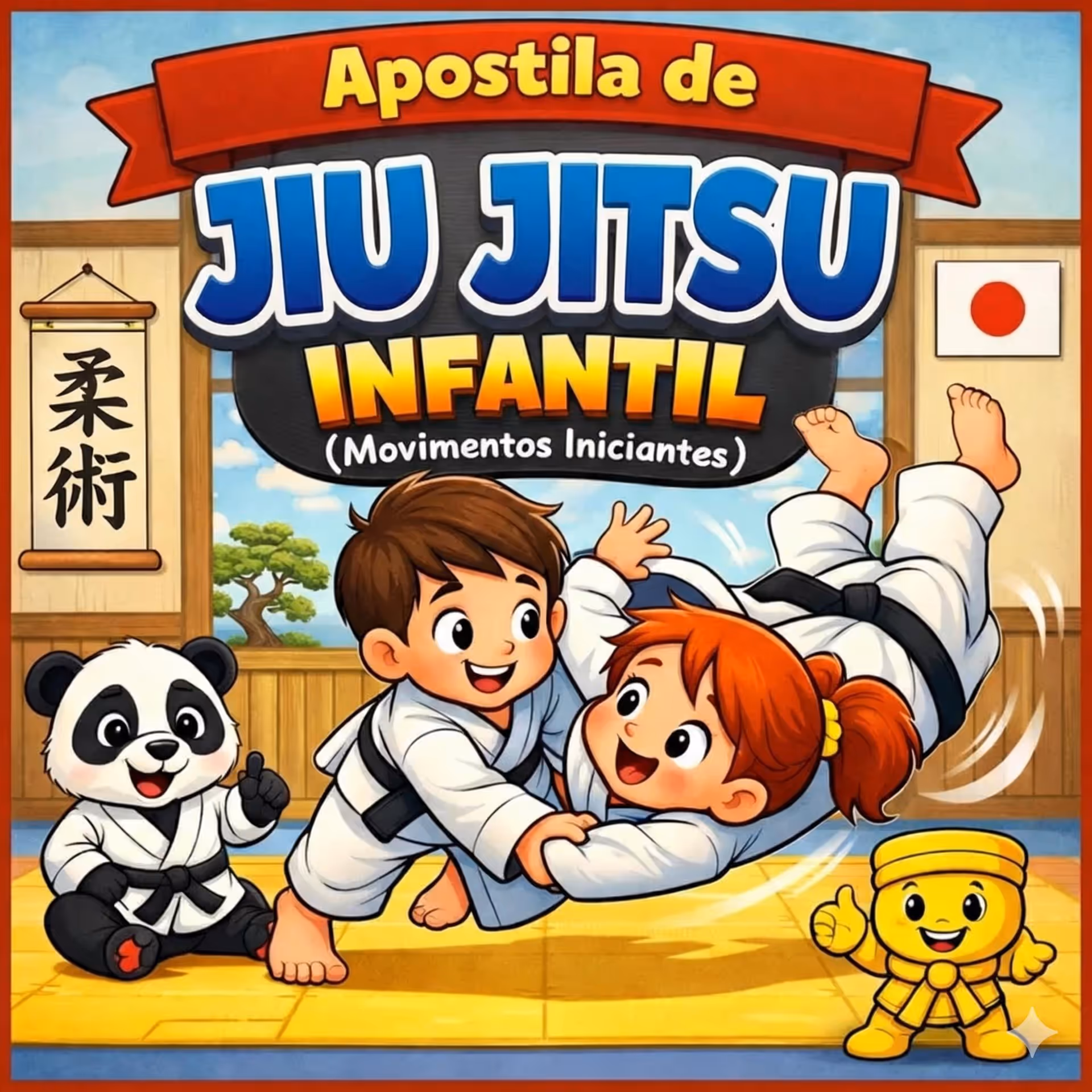 📘 Apostila de Jiu-Jitsu Infantil (Movimentos iniciantes)